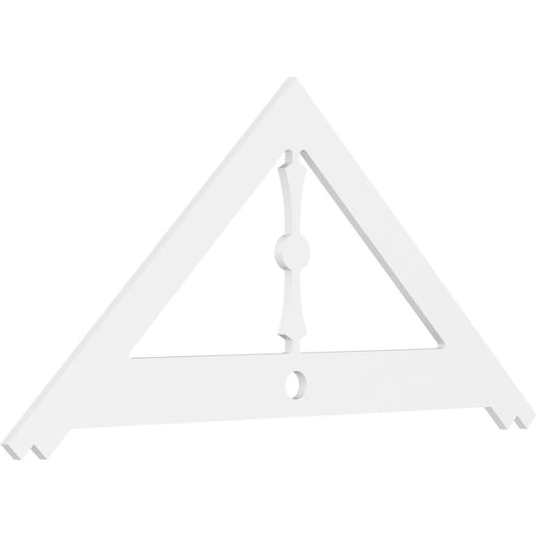 Ekena Millwork Pitch Artisan Architectural Grade PVC Gable Pediment, 72"W x 33"H x 1"P (11/12) GPP072X033X100ART - main